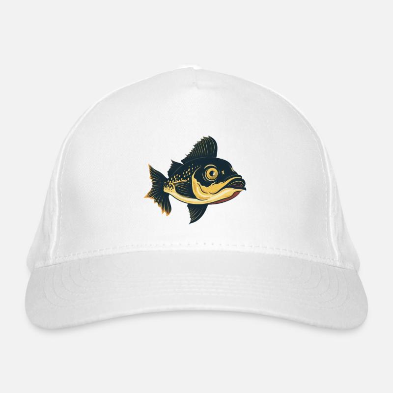 Fisch Zander Angler Bio-Baseballkappe
