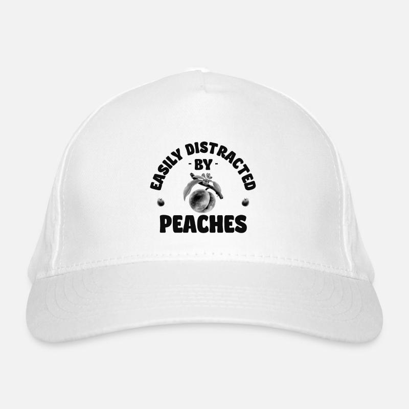 Facilement distrait par les pêches noires Casquette classique bio