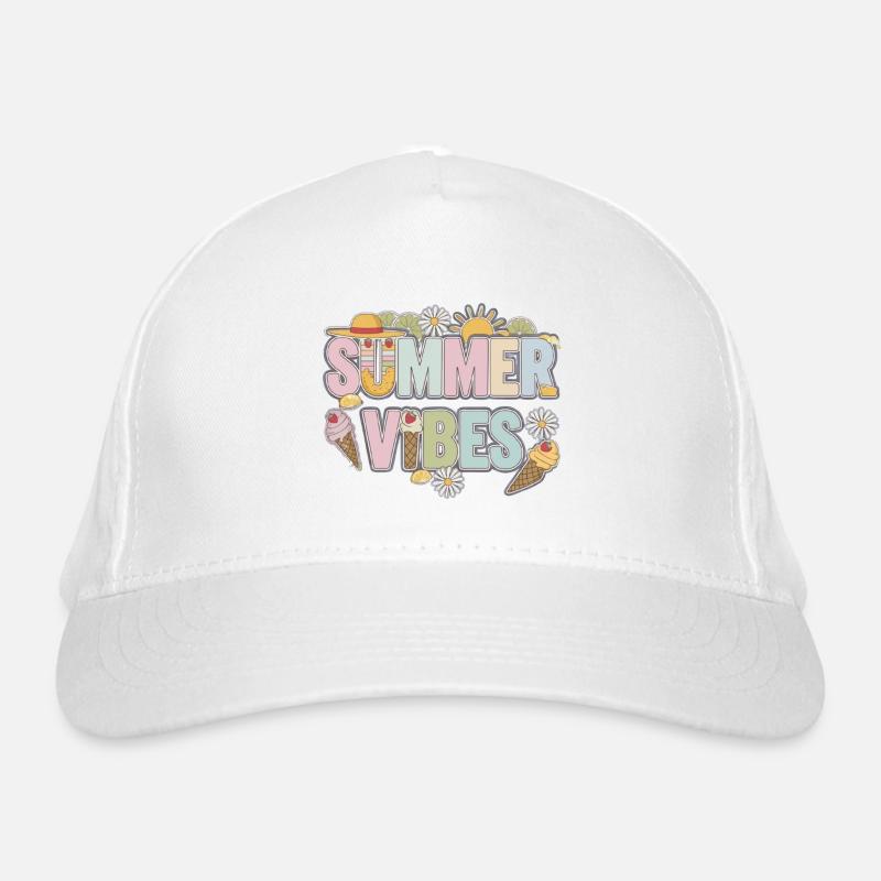 Boho Summer Vibes Bio-Baseballkappe