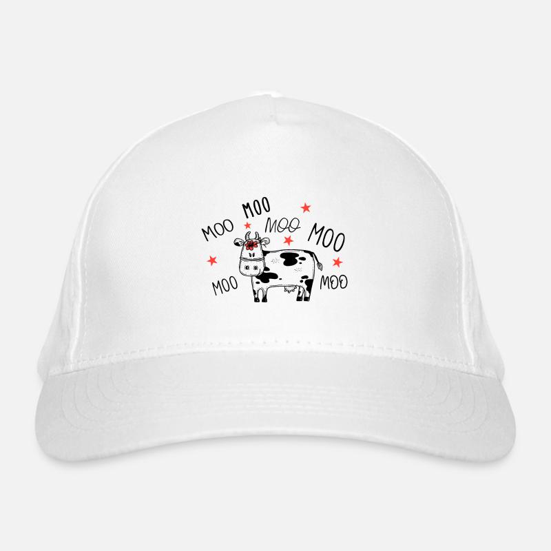 Moo Moo Love Cow Cows Moo Farmer Bio-Baseballkappe