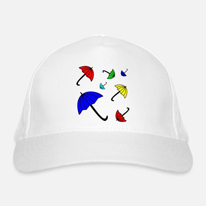 Sonnenschirm T-Shirt Bio-Baseballkappe