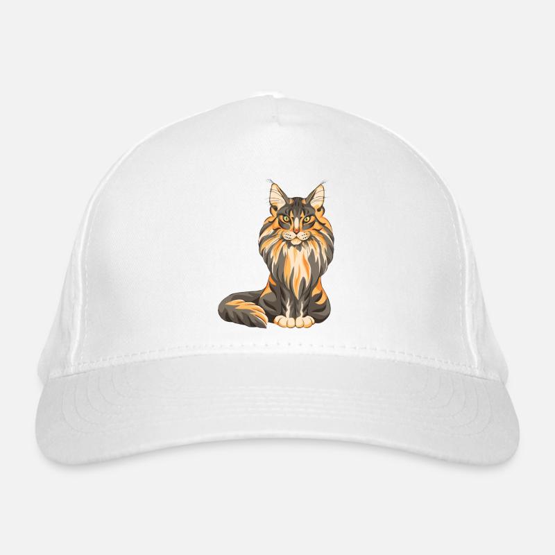 Maine Coon Organic Baseball Cap