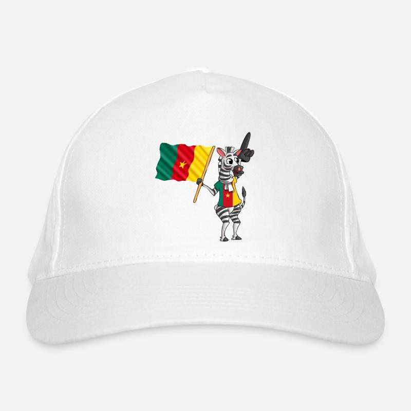 Kameruner Zebra Bio-Baseballkappe