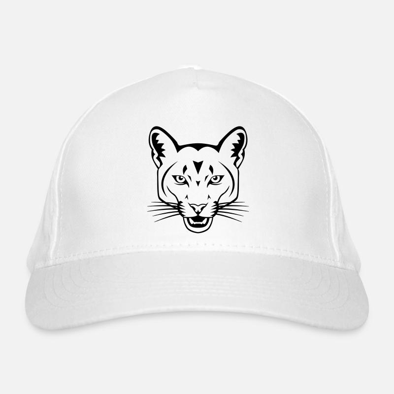 Raubkatze Bio-Baseballkappe