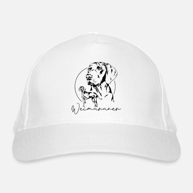 WEIMARANER Design Wilsigns Hunters Chiens de chasse Casquette classique bio