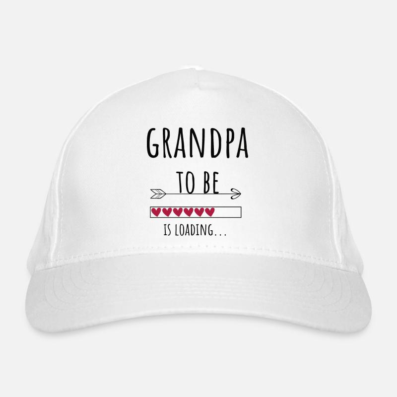 werdender Opa Ankündigung Schwanger Geschenk Bio-Baseballkappe
