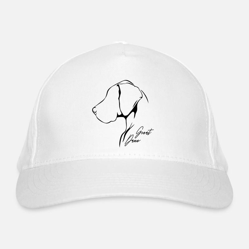 GREAT DANE Profil Hunde Hund Wilsigns Bio-Baseballkappe