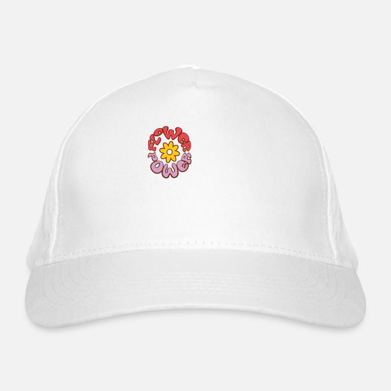 Flower Power Organic Baseball Cap