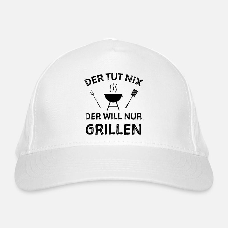 Grill Grillen Sprüche Witze Bio-Baseballkappe
