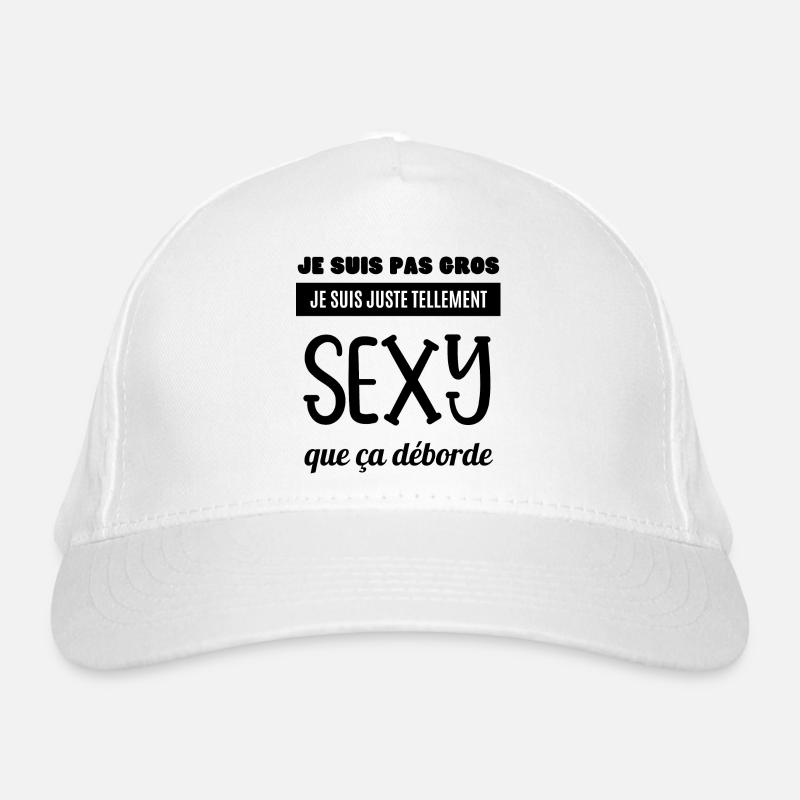 je suis pas gros Casquette classique bio