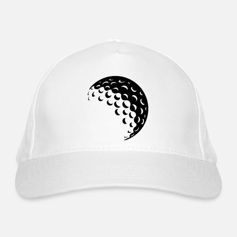 Balle de golf noire Casquette classique bio