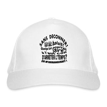 32 ans / anniversaire 32 ans / t-shirt 32 ans - Casquette classique bio - blanc - Devant