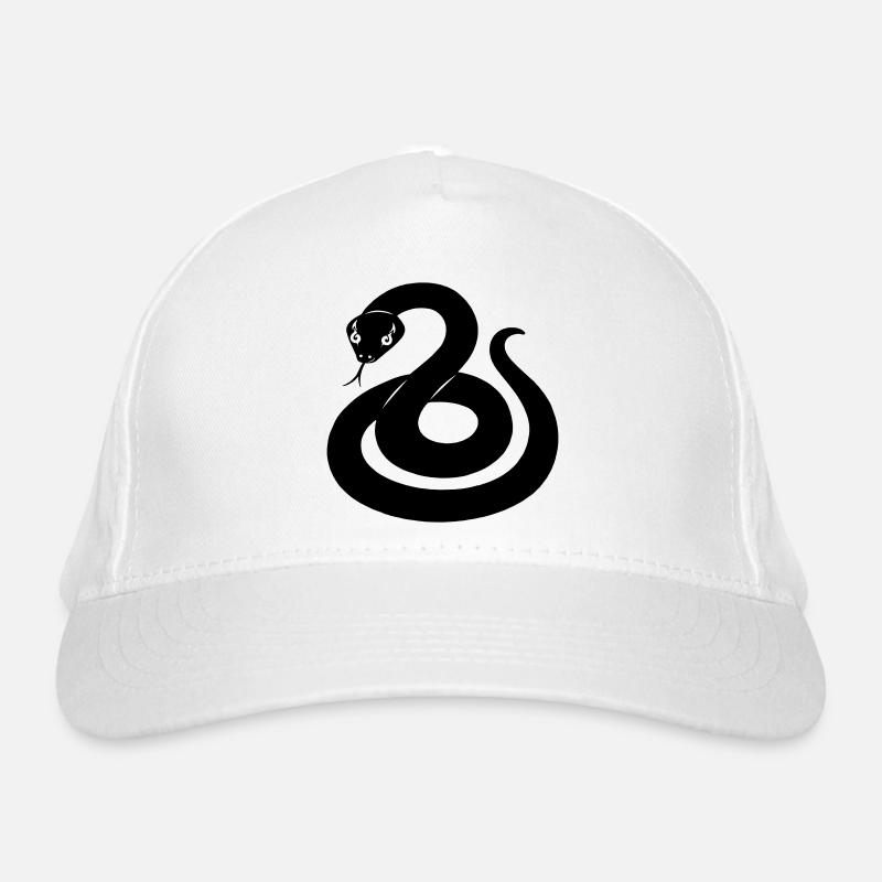 Schlangenschattenfigur aus dem chinesischen Tierkreis Bio-Baseballkappe