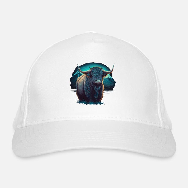 Yak bleu Casquette classique bio