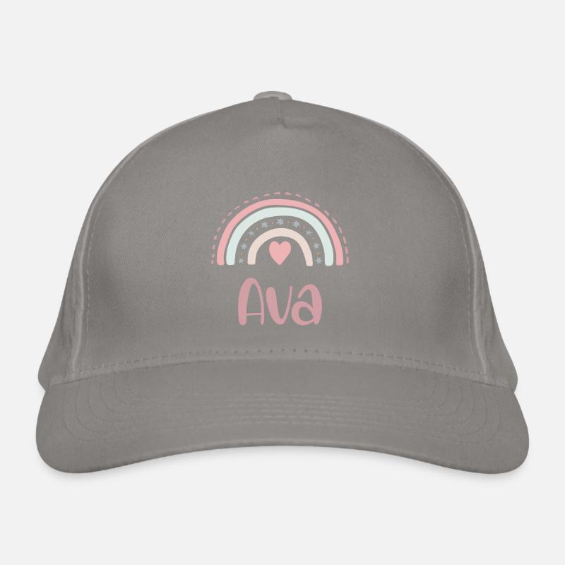 Ava Name Regenbogen Bio-Baseballkappe