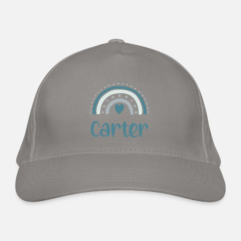 Carter Name Regenbogen Bio-Baseballkappe