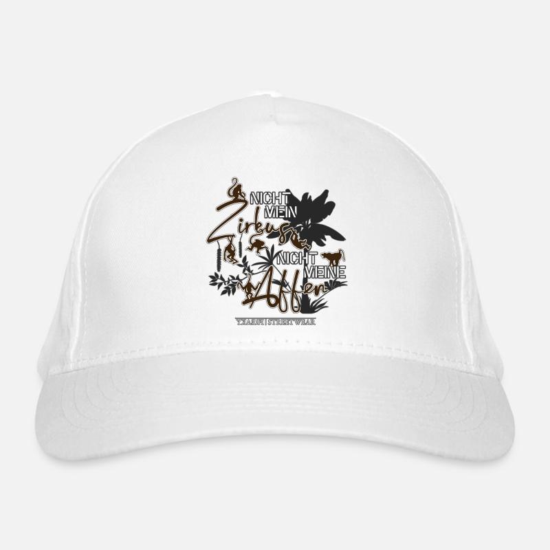Pas mes singes - Casquette classique bio - blanc