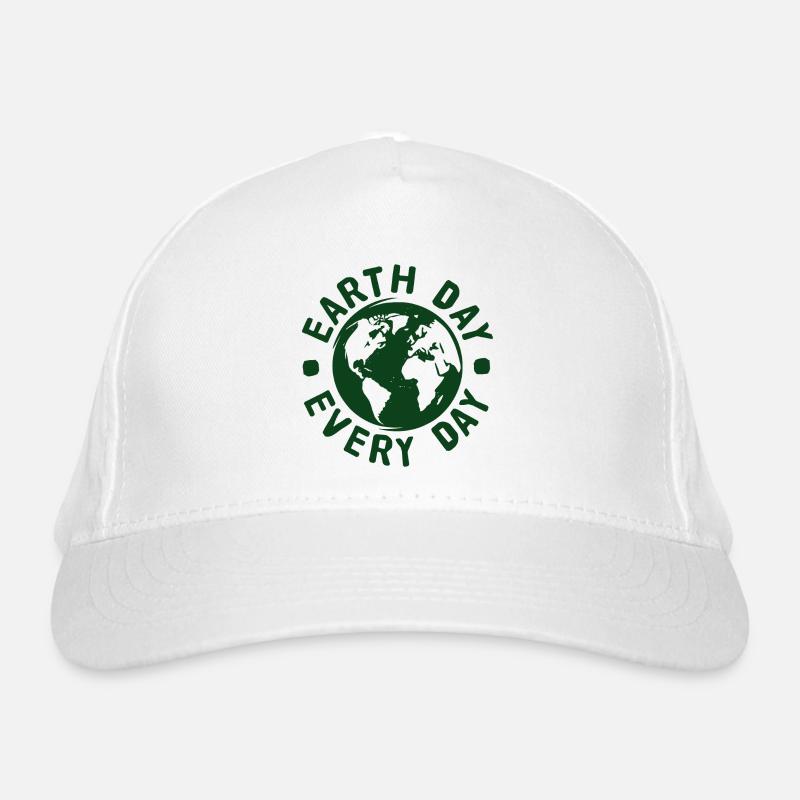 Earth Day Every Day Organic Baseball Cap