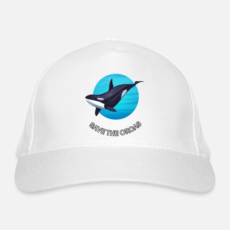 Orca Schutz - Save the Orcas Bio-Baseballkappe
