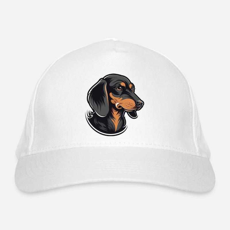 Dackel Bio-Baseballkappe