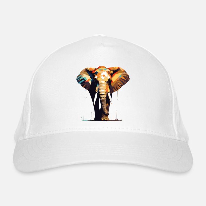 Éléphant majestueux Casquette classique bio