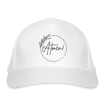 Atmen! - Bio-Baseballkappe - Weiß - Vorne