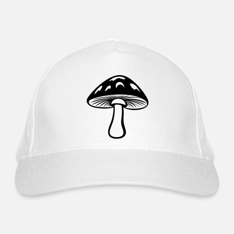 Pilz Bio-Baseballkappe