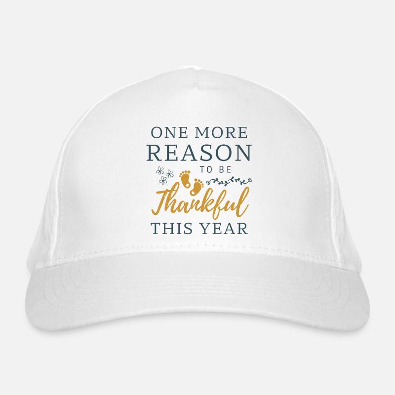 Une raison de plus d’être reconnaissant cette année Grossesse Casquette classique bio