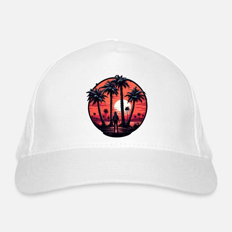 Strand / Insel / Urlaub / Sommer / Sonne / Meer Bio-Baseballkappe