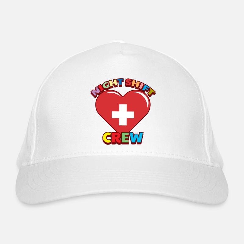 Krankenschwester Nachtdienst Energie I Geschenk Bio-Baseballkappe