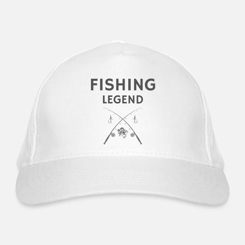 légende de la pêche pêcheur pêche Casquette classique bio