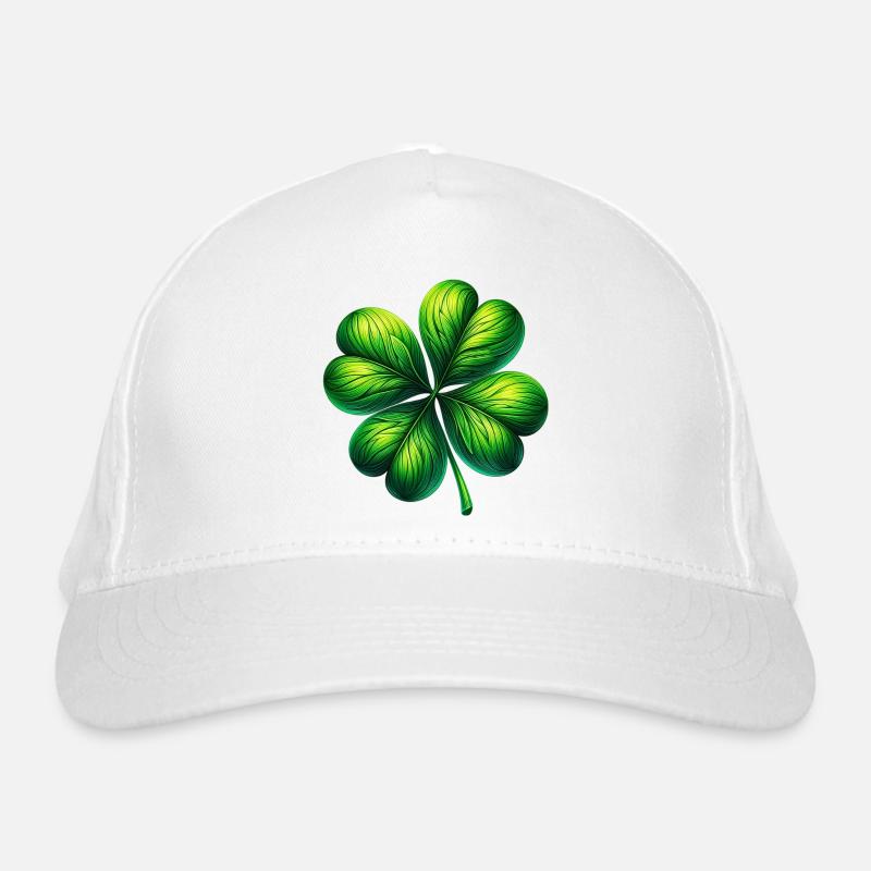 Four-leaf clover Organic Baseball Cap