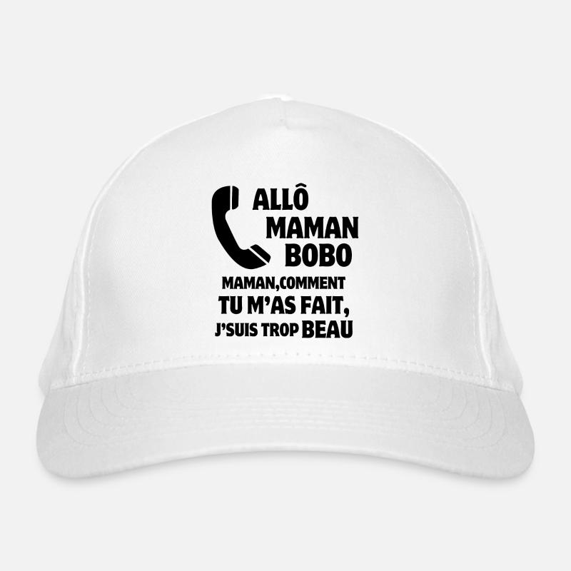 Mama, Super-Mama, Mutter und Sohn Bio-Baseballkappe