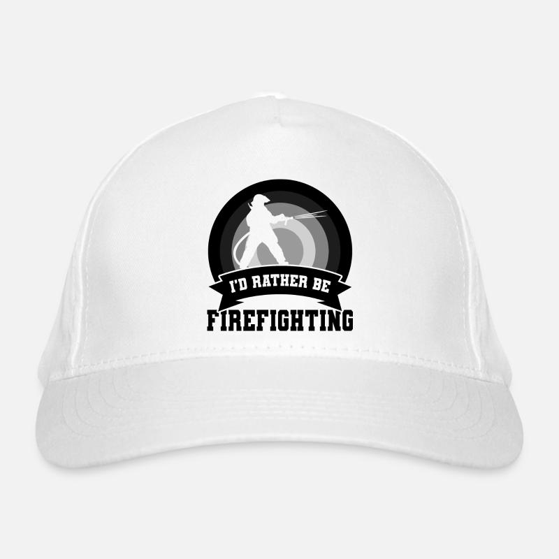Firefighter Saying Organic Baseball Cap