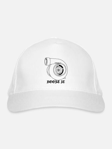 BOOST IT - Bio-Baseballkappe - Weiß