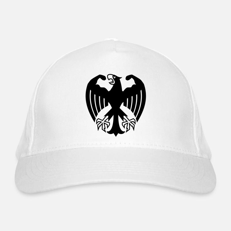 Fitness eagle with muscles Organic Baseball Cap