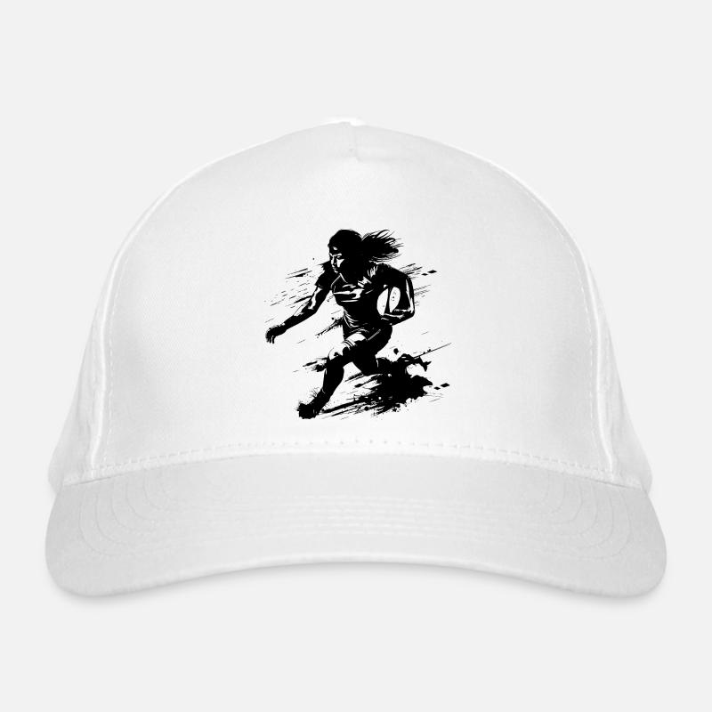 Rugby Player Organic Baseball Cap