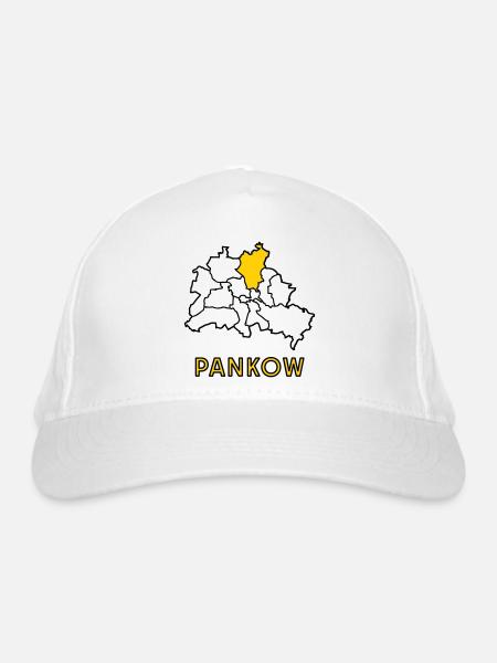 PANKOW, a district of Berlin - Organic Baseball Cap - white - Front