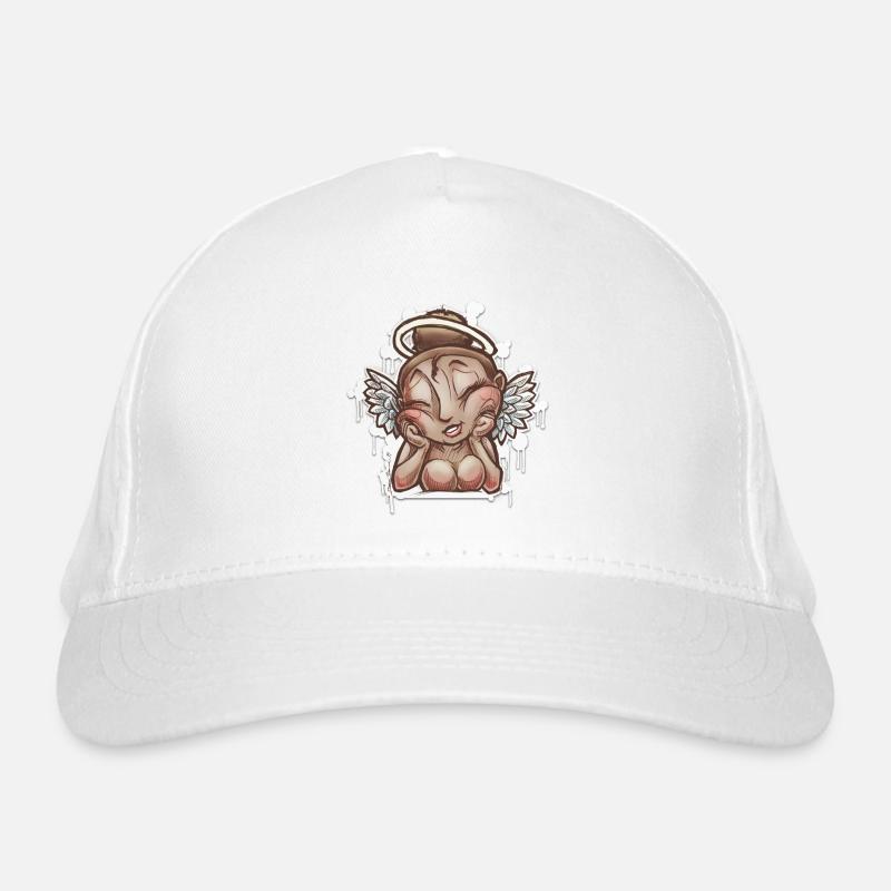 Dessin d'ange Rêveuse  Casquette classique bio