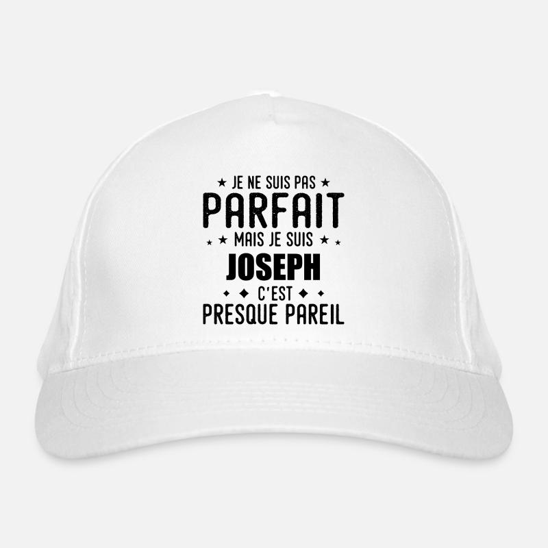 Joseph : authentique, imparfait, top, perfection Casquette classique bio