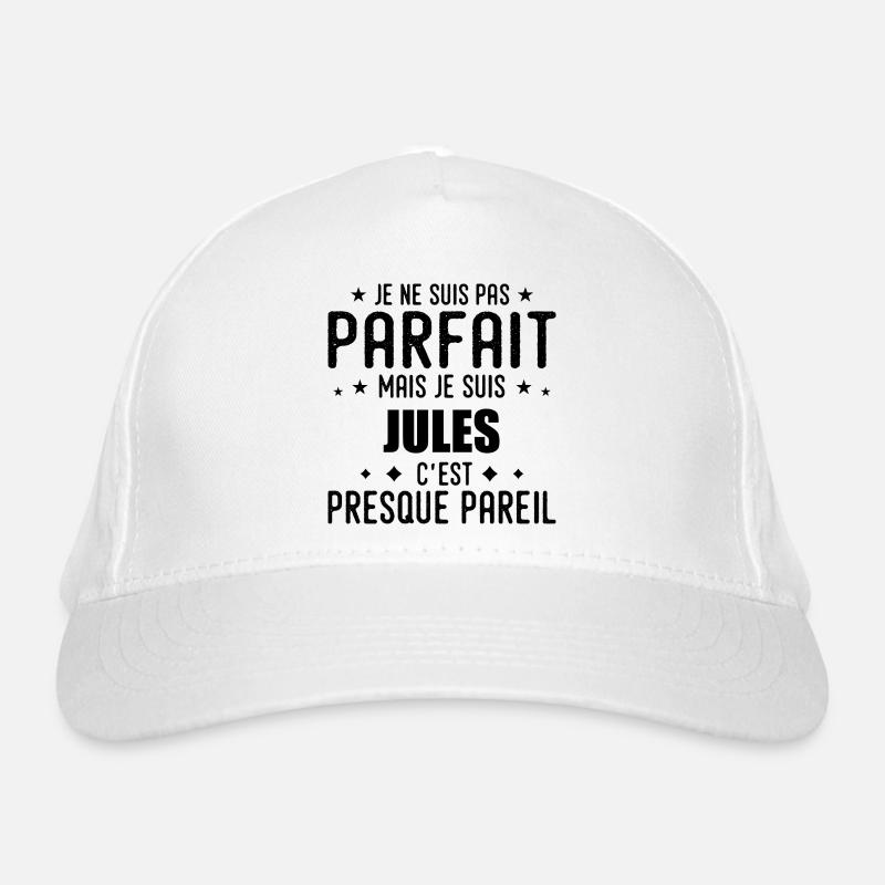 Jules: authentisch, unvollkommen, oberflächlich, perfekt Bio-Baseballkappe