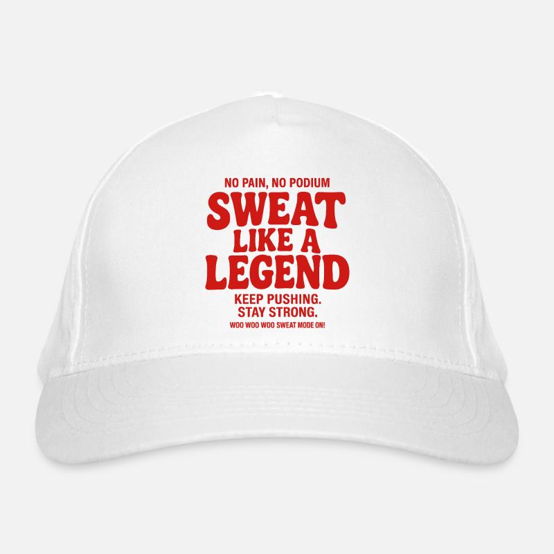 Transpirer comme une légende Casquette classique bio