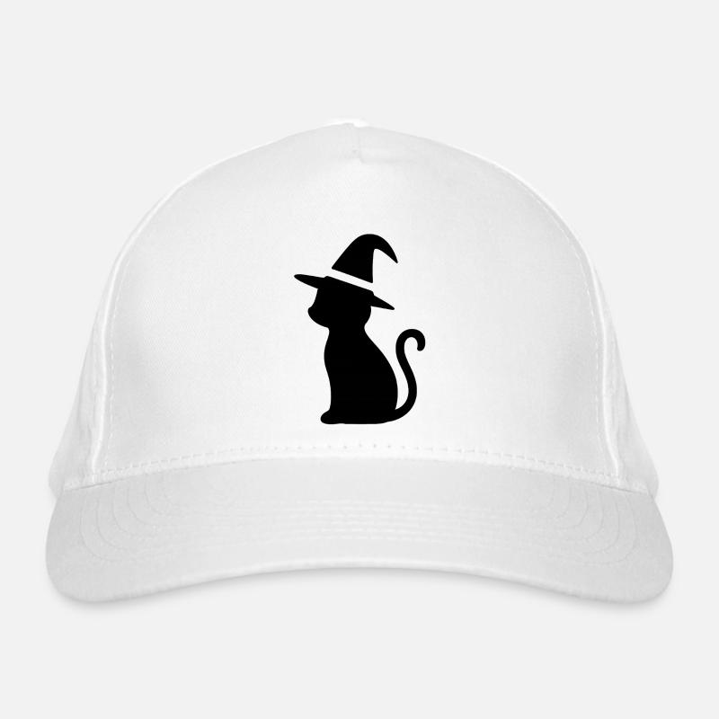 Chat avec chapeau de sorcière Casquette classique bio