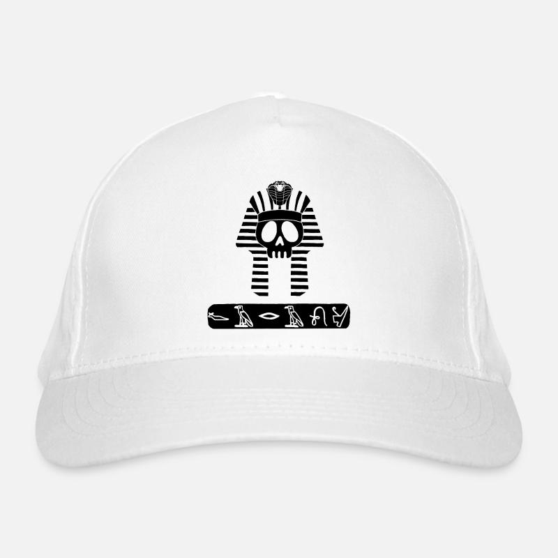 Crâne du pharaon noir Casquette classique bio