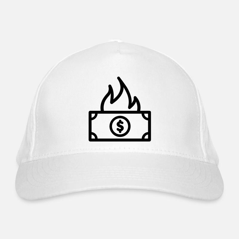 Burning Money Organic Baseball Cap