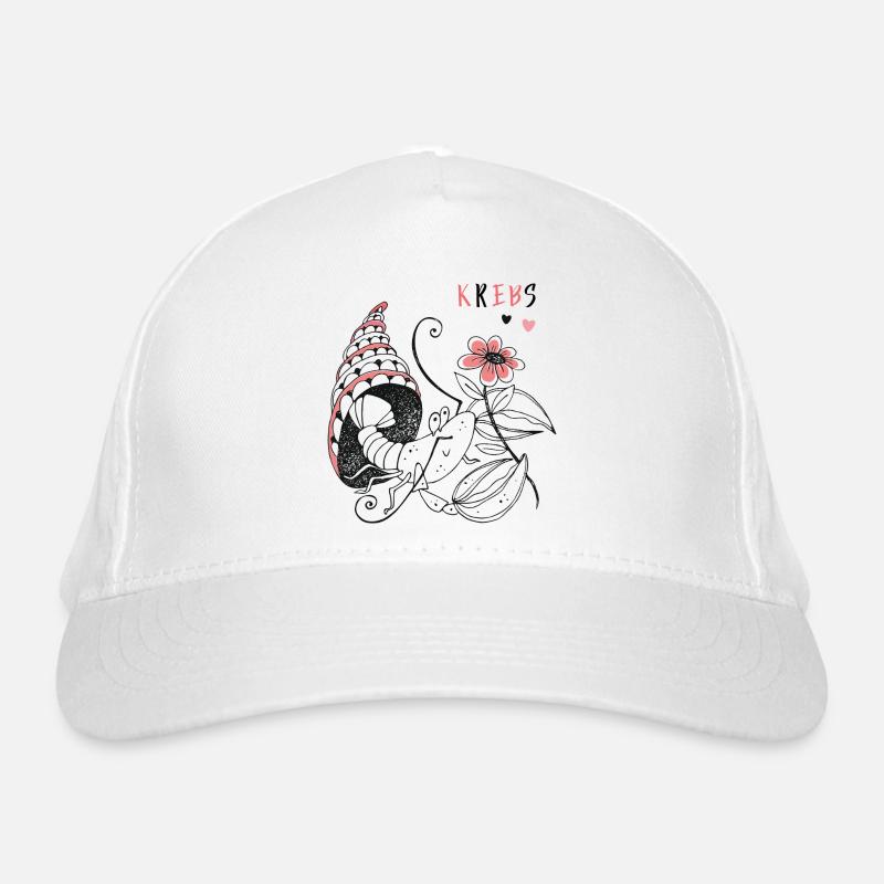 Sternzeichen Krebs Bio-Baseballkappe
