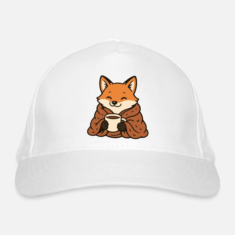 Kuschelfuchs mit Becher Bio-Baseballkappe