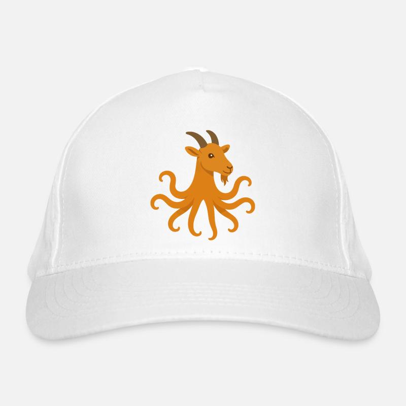 The octopus or goat octopus Organic Baseball Cap