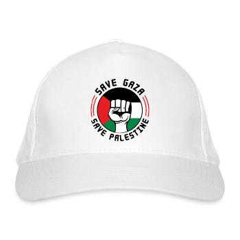 Palestinians - Stand Together for Palestine 🇵🇸 - Organic Baseball Cap - white - Front