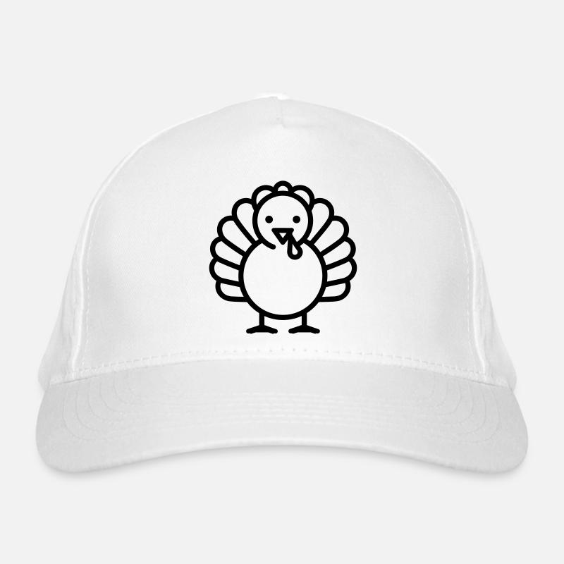 turkey Organic Baseball Cap